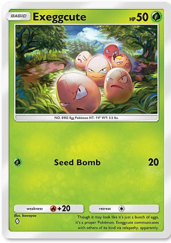 Pokemon TCG Pocket Cards: Exeggcute