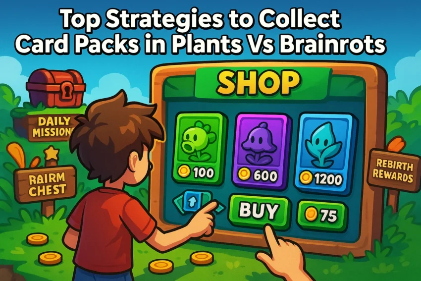 How to Get Card Packs After the Latest Plants Vs Brainrots Update
